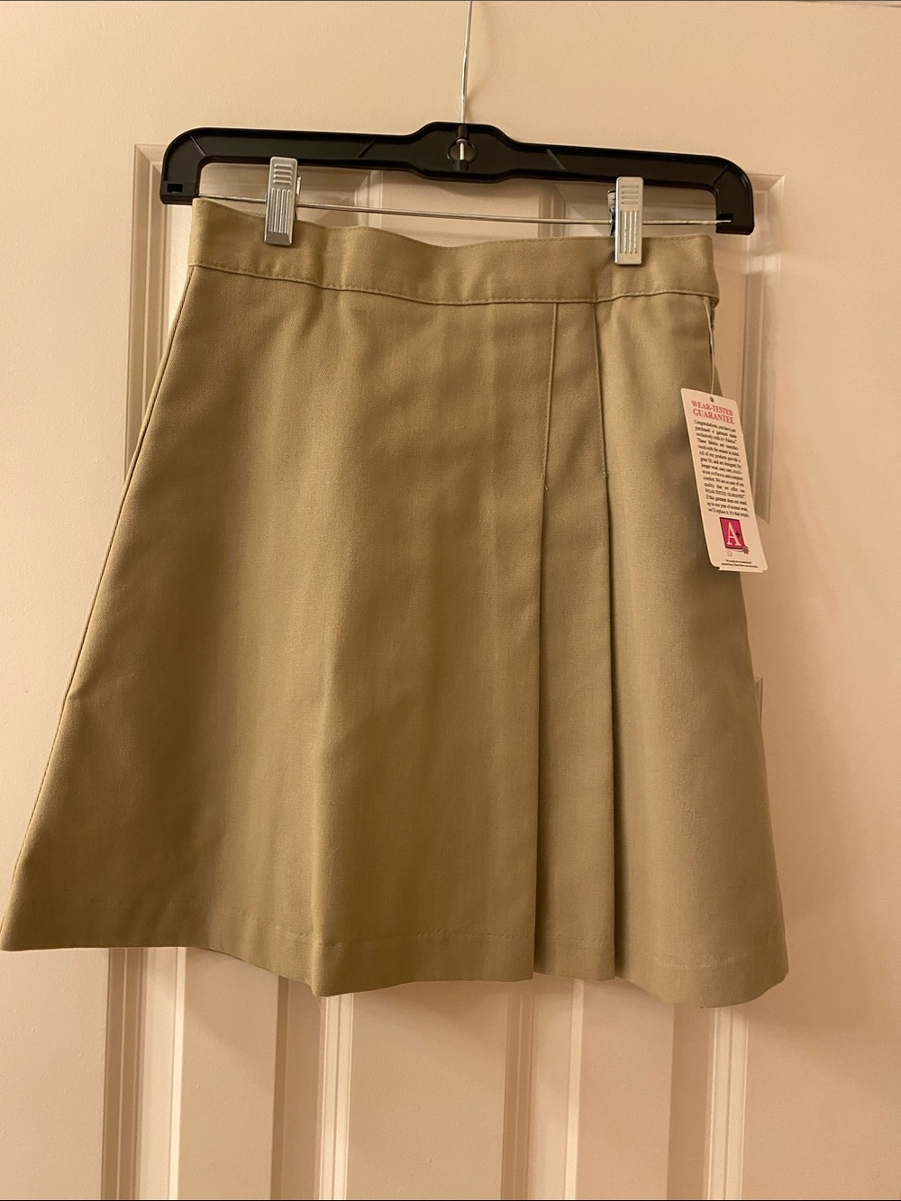 Girls' Pleated Skort in Olive Green